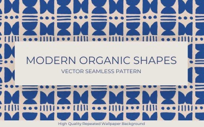 Moderní organické tvary bezešvé vzor