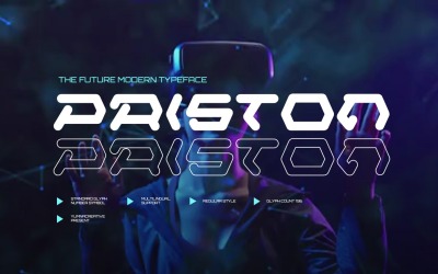 Priston - Police moderne du futur