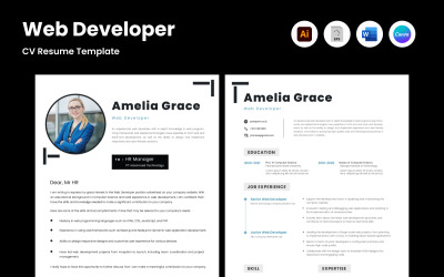 Migliora la tua domanda di lavoro con Resume Web Developer V4