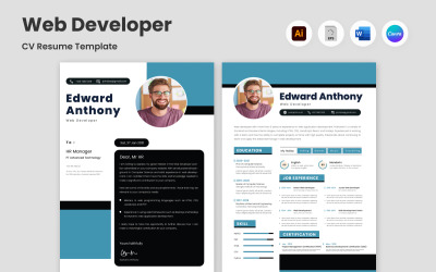 Resume Web Developer V1 to idealny szablon do prezentacji