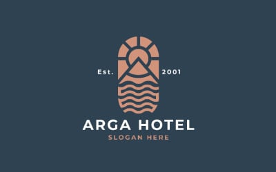 Arga 酒店旅游专业徽标