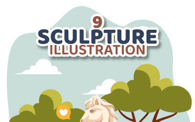 9 Steensculptuurillustratie