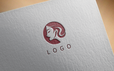 Logo eleganckiej dziewczyny 2-0311-23