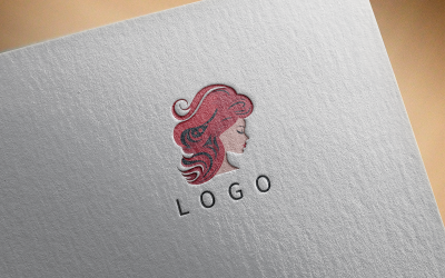 Logo elegantní dívky 6-0315-23