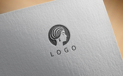 Logotipo de menina elegante 5-0314-23