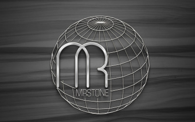 Modèle de logo de conception MR STONE