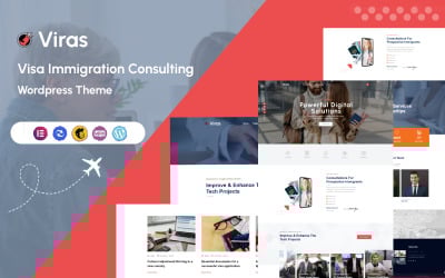 Viras - Tema de WordPress para consultoría de inmigración de Visa