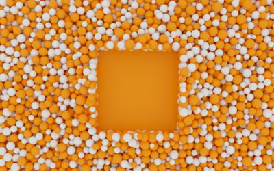 Abstract 3d Rendering of Particles