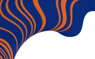 Abstract 3d Wavy Striped Backgrounds