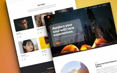 Campify - Camping HTML Landing Page Template