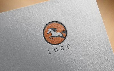 Logotipo de caballo elegante-0192-23