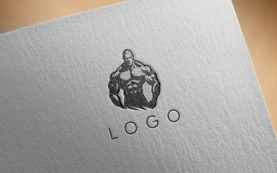 Logotipo de gimnasio elegante 3-0265-23