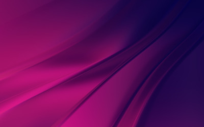 Rendering 3d astratto di onde morbide - rosa e blu