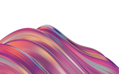 Sfondi astratti a strisce ondulate 3d Vol.3