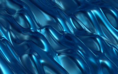 Sfondi astratti ondulati 3d Colore blu Vol.2