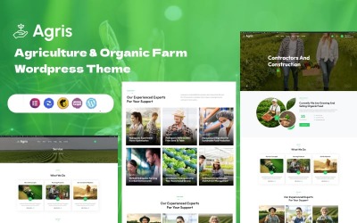 Agris - Landbouw en biologisch voedsel Wordpress-thema