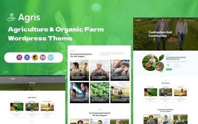 Agris - Motyw WordPress dotyczący rolnictwa i żywności organicznej