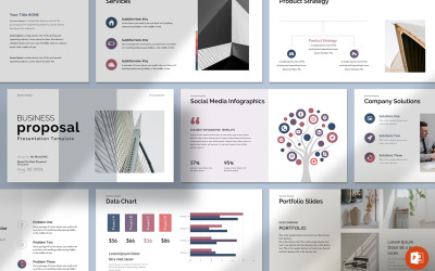 Бізнес-пропозиція PowerPoint шаблон макета
