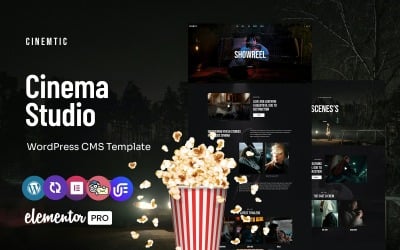 Cinemtic - Bioscoop- en filmstudio Multifunctioneel WordPress Elementor-thema