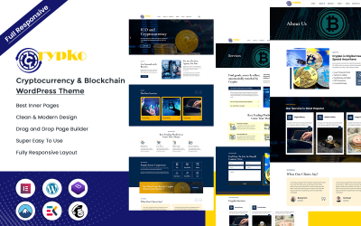 Crypko - Cryptocurrency &amp;amp; Blockchain WordPress Theme