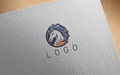 Elegant Horse Logo 22-0456-23