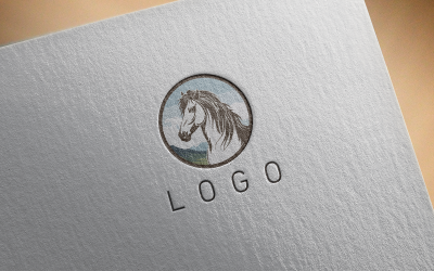 Elegant paardenlogo 18-0452-23