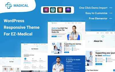 EZ-Medical: Verbessern Sie Ihre Gesundheitsdienste mit dem EZ-Medical WordPress-Theme