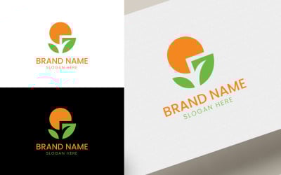 Eco groen of letter EG logo-06-101