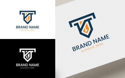 Logotipo da empresa letra T-06-102