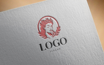 Logo de dame de beauté élégante-027-23