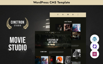 Téma WordPress &amp;quot;Cinetron&amp;quot; pro Cinema Studios