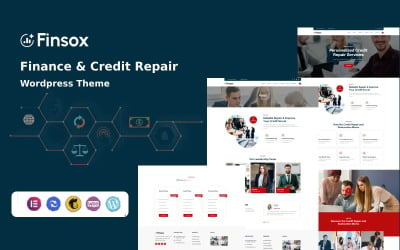 Finsox - Finance &amp;amp; Credit Repair WordPress Theme
