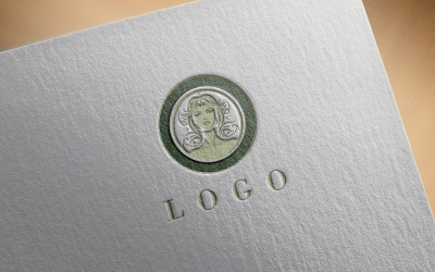 Logotipo de dama elegante-0640-23