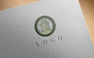 Logotipo elegante da senhora-0640-23