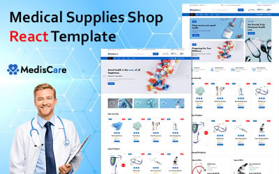 Mediscare - Medical Supplies Shop React Website Template
