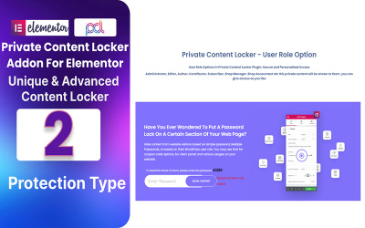 Плагин WordPress Private Content Locker для Elementor