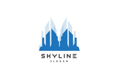 Building Real Estate Apartment Construction Logo V34