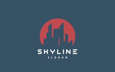 Building Real Estate Apartment Construction Logo V43