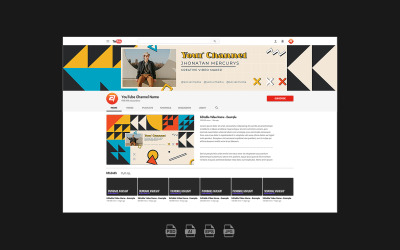 Creative YouTube Cover Template 4