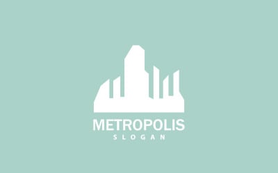 Gebouw onroerend goed appartement constructie Logo V28
