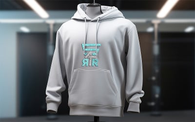 Hanging Hoodie mockup_ white hoodie mockup
