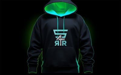 Hoodie logo mockup design