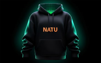 Hoodie logo mockup_men's hoodie mockup
