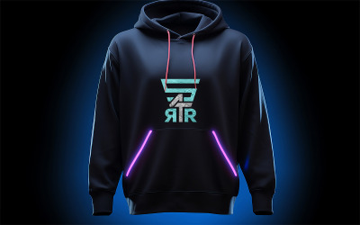 Men's hoodie mockup_logo mockup_hoodie mockup