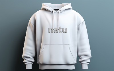 Mockup con cappuccio_mockup con cappuccio bianco