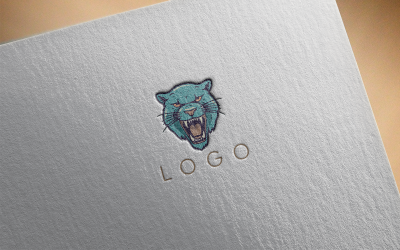 Modern Panther logo 4-0497-23