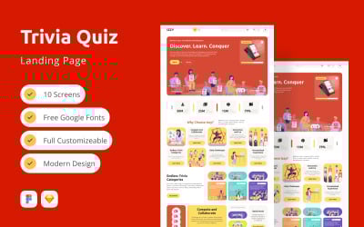 Akashi - Trivia Quiz Landing Page V2