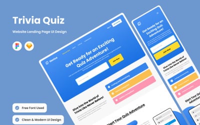 Genius - Página de inicio del cuestionario de trivia V1