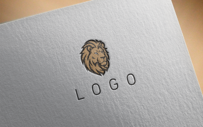 Logotipo De León Elegante-0164-23