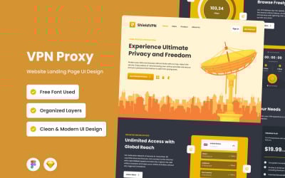 ShieldVPN - VPN Proxy Landing Page V1